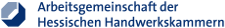 Logo: Arbeitsgemeinschaft der Hessischen Handwerkskammern. Externer Link zur Arbeitsgemeinschaft der Hessischen Handwerkskammern